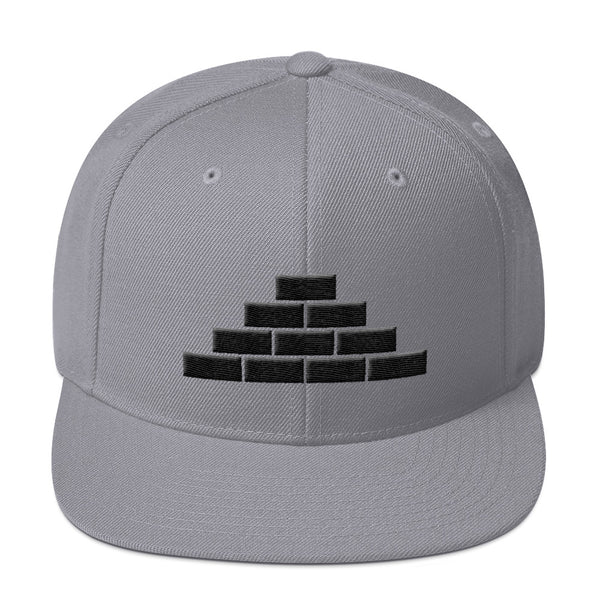 Grey cap with black build daily brick by brick logo