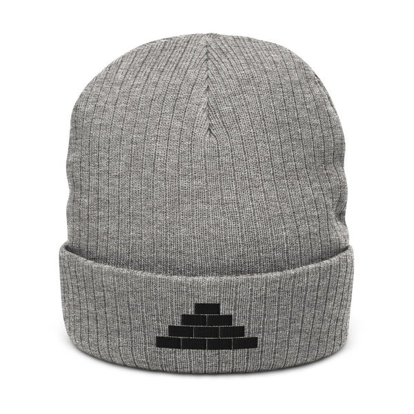 Build Daily Brick by Brick Ribbed Beanie