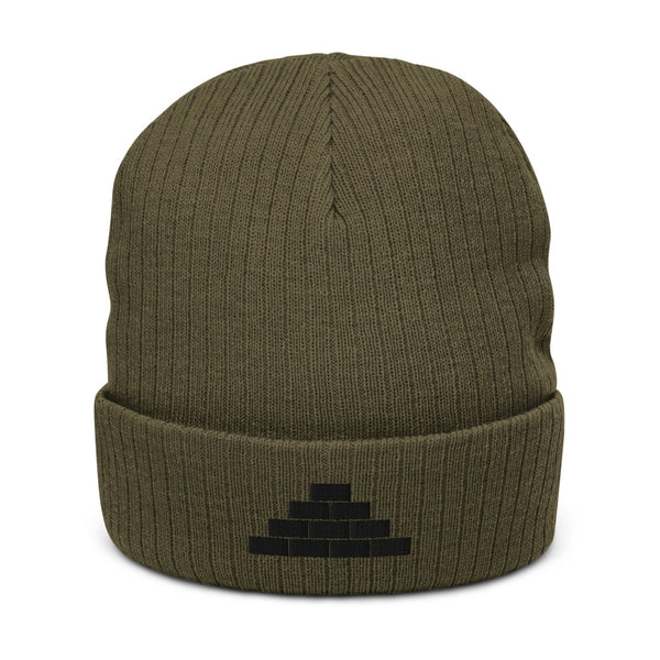 Build Daily Brick by Brick Ribbed Beanie