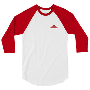 Build Daily Brick by Brick Embroidered Raglan Baseball T-Shirt